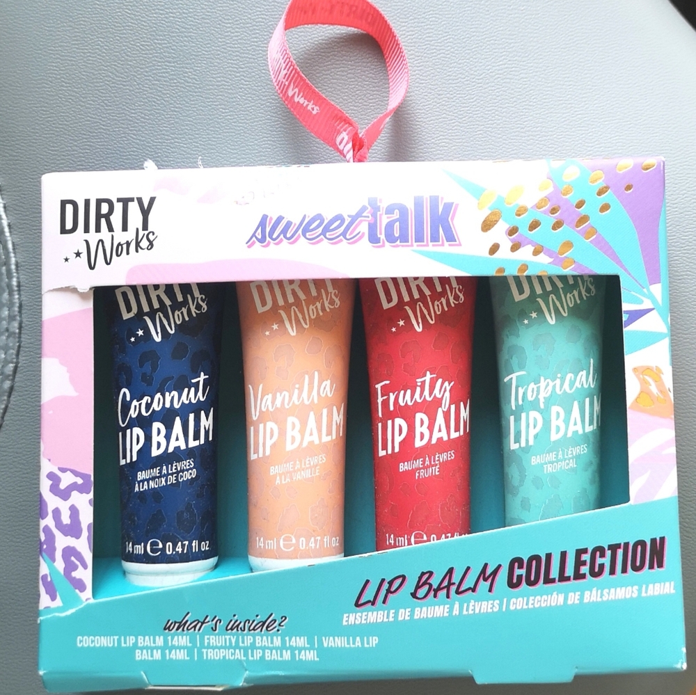 Sweet Talk Lip Balm Collection - Coconut, Vanilla, Fruity, Tropical